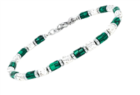Bracciale H2on Uomo Bracciali in Acciaio Malachite HO163-4